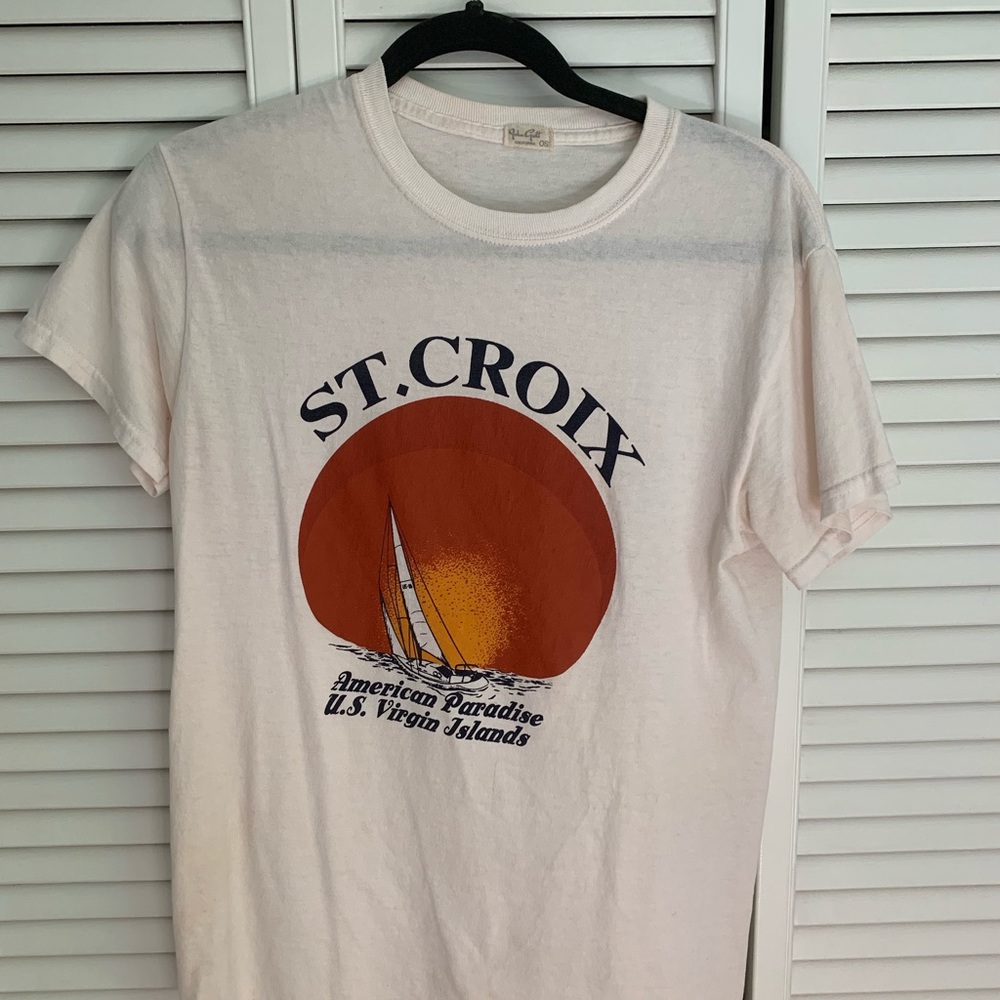 St. Croix Brandy Melville tee shirt + stickers!!